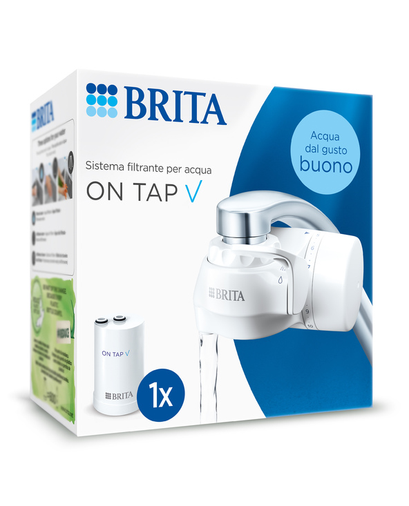 Brita ON TAP V CU CE Filtre à eau pour robinet Blanc