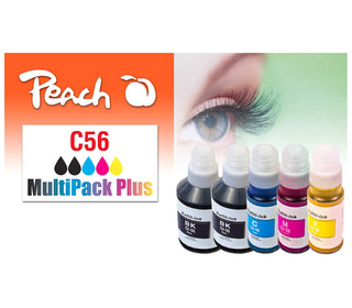 Peach 321698 cartouche d'encre 5 pièce(s) Compatible Rendement standard Noir, Cyan, Magenta, Jaune