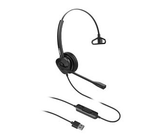 Fanvil HT301-U écouteur/casque Avec fil Arceau Bureau/Centre d'appels USB Type-A Noir
