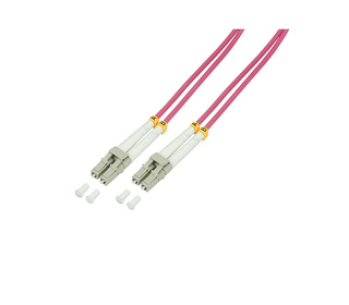 LogiLink 0.5m, LC - LC câble InfiniBand et à fibres optiques 0,5 m Violet