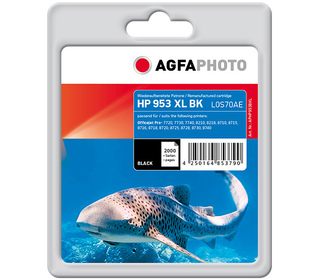 AgfaPhoto APHP953BXL cartouche d'encre 1 pièce(s) Compatible Rendement standard Noir
