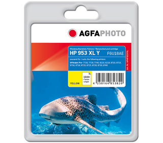 AgfaPhoto APHP953YXL cartouche d'encre 1 pièce(s) Compatible Rendement standard Jaune