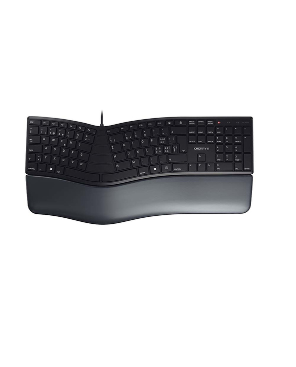 CHERRY KC 4500 ERGO clavier USB QWERTZ Suisse Noir
