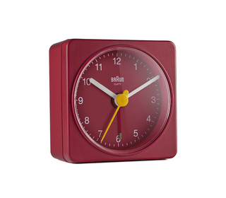 Braun BC02R réveille-matin Réveil à quartz Rouge