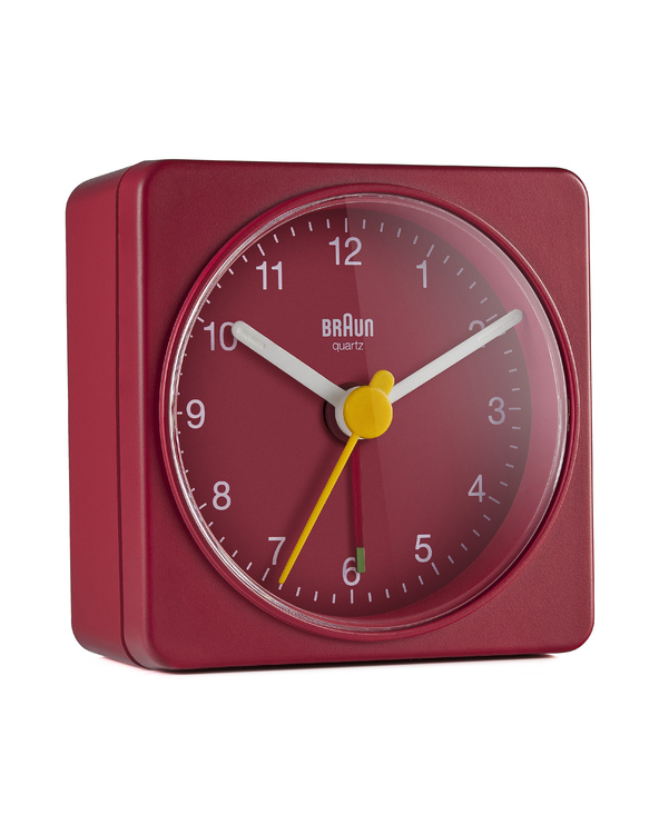 Braun BC02R réveille-matin Réveil à quartz Rouge
