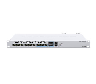 Mikrotik CRS312-4C+8XG-RM commutateur réseau Géré L3 10G Ethernet (100/1000/10000) 1U Blanc