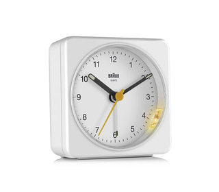 Braun BC03W Réveil à quartz Blanc