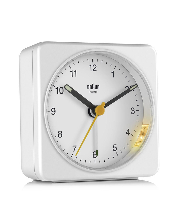 Braun BC03W Réveil à quartz Blanc