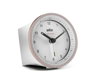 Braun BC07 Réveil à quartz Rose, Blanc