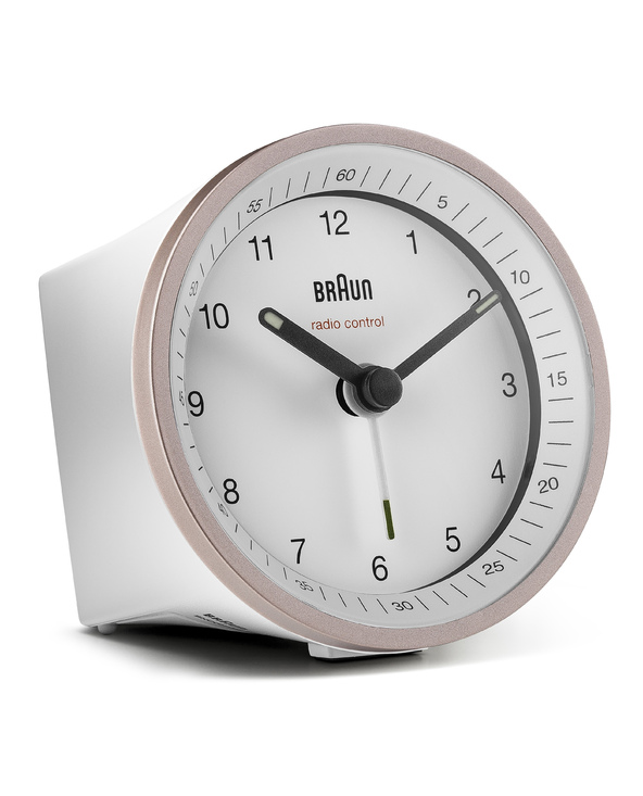 Braun BC07 Réveil à quartz Rose, Blanc