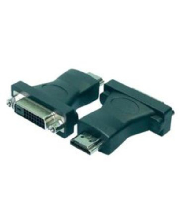 LogiLink HDMI to DVI Adapter HDMI 19-pin female DVI-D (24+1) male Noir