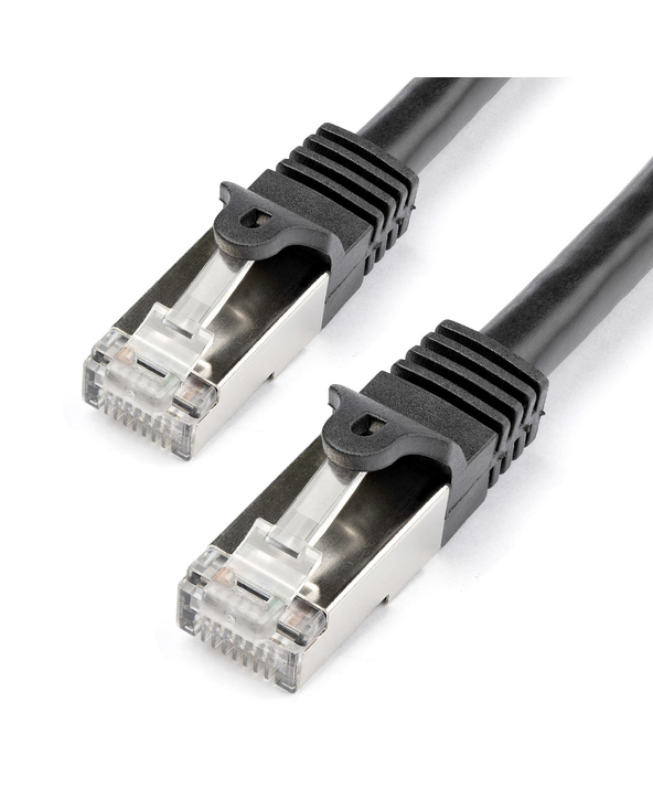 StarTech.com N6SPAT1MBK câble de réseau Noir 1 m Cat6 SF/UTP (S-FTP)