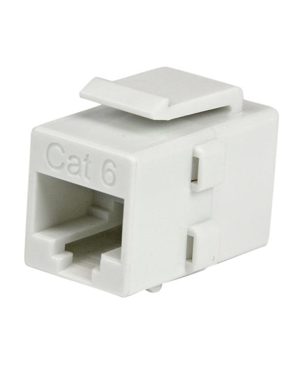 StarTech.com Coupleur RJ45 de type Keystone Jack Cat 6 F/F - Blanc