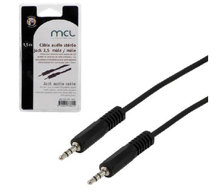 MCL 1.5m 3.5mm câble audio 1,5 m 3,5mm Noir