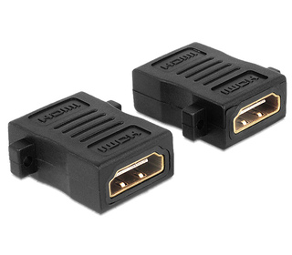 DeLOCK 65509 changeur de genre de câble HDMI Noir