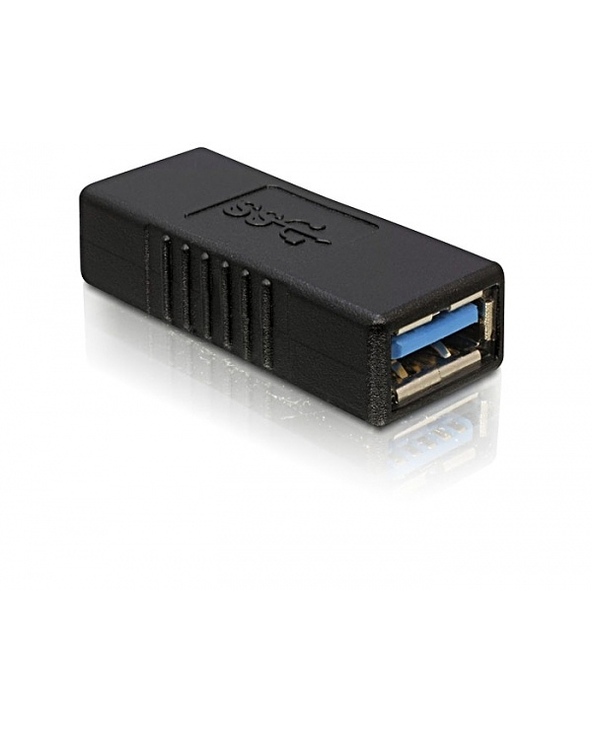 DeLOCK USB 3.0-A Adapter USB-A Noir