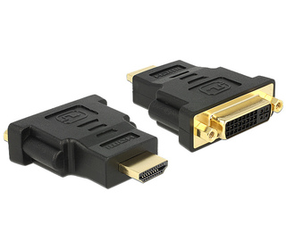 DeLOCK 65467 changeur de genre de câble HDMI DVI 24+5 Noir