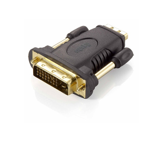 Equip 118908 changeur de genre de câble DVI (24+1) HDMI A Noir