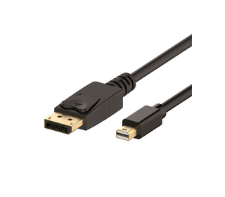 Uniformatic 12642 câble DisplayPort 2 m Mini DisplayPort Noir