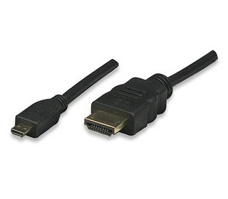 Techly ICOC-HDMI-4-AD3 câble HDMI 3 m HDMI Type A (Standard) HDMI Type D (Micro) Noir