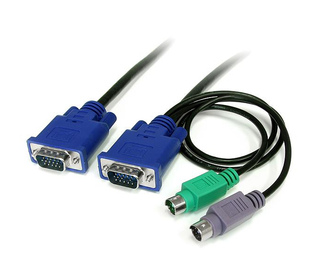 StarTech.com Câble pour Switch KVM VGA avec PS/2 3 en 1 - 1.80m