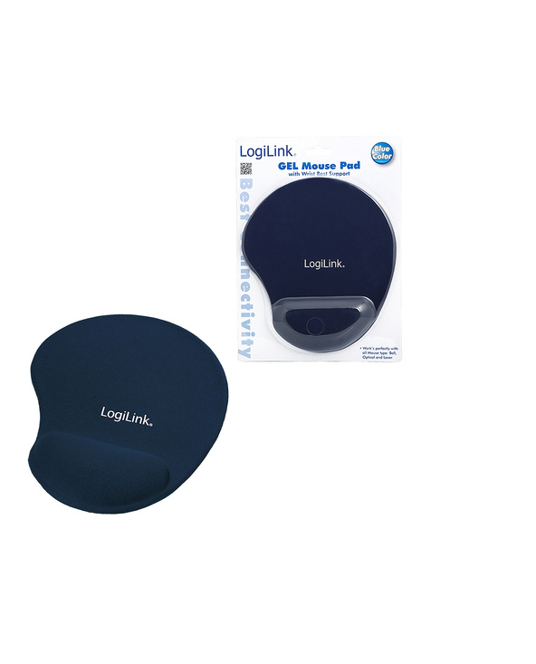 LogiLink ID0027B tapis de souris Bleu