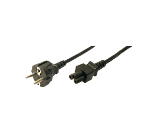 LogiLink CP093 câble électrique Noir 1,8 m Coupleur C5 CEE7/7