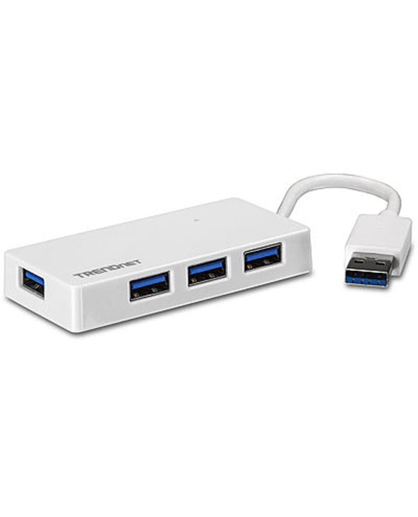 Trendnet TU3-H4E hub & concentrateur 5000 Mbit/s Blanc