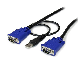 StarTech.com Câble pour Switch KVM VGA avec USB 2 en 1 - 1.80m