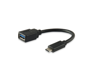 Equip 133455 câble USB 0,15 m USB 3.2 Gen 1 (3.1 Gen 1) USB C USB A Noir