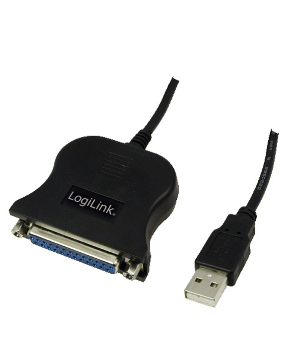 LogiLink UA0054A câble parallèle Noir 1,8 m