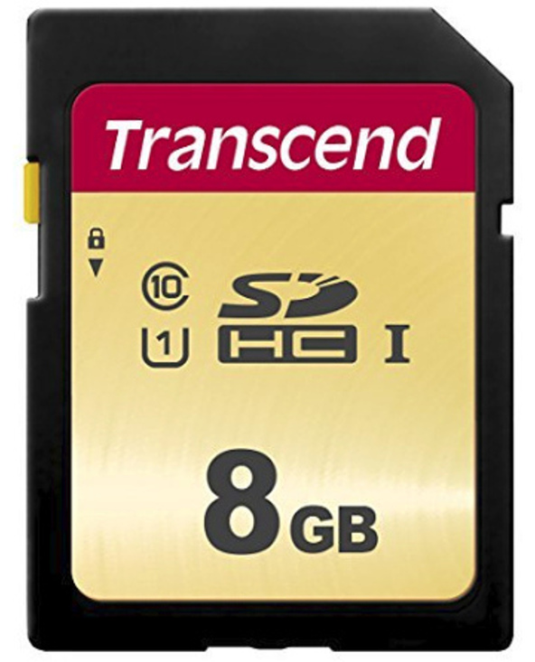 Transcend 8GB, UHS-I, SD 8 Go SDHC MLC Classe 10