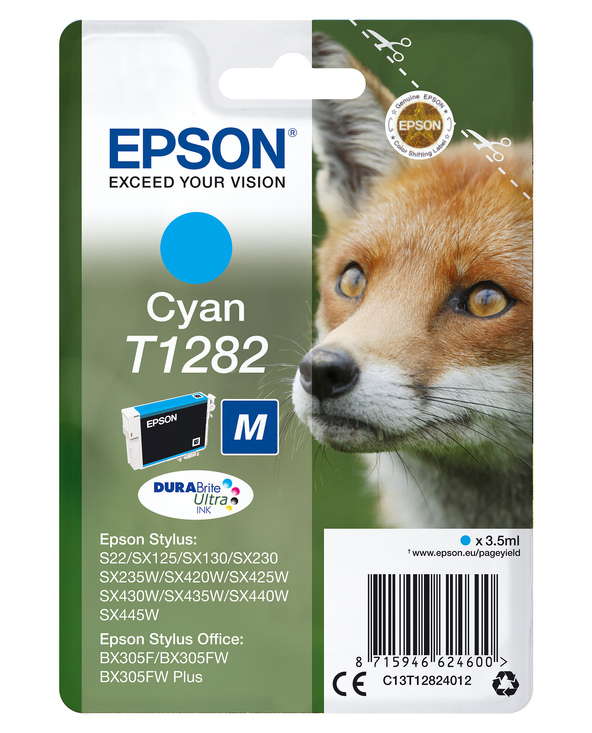 Epson Fox Cartouche "Renard" - Encre DURABrite Ultra C Epson Fox Cartouche "Renard" - Encre DURABrite Ultra C