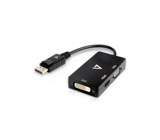 V7 Adaptateur DisplayPort (m) vers VGA, HDMI ou DVI (f)