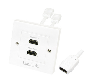 LogiLink AH0015 câble HDMI HDMI Type A (Standard) Blanc