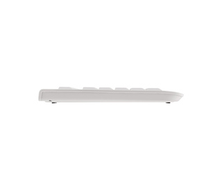 CHERRY KC 1000 Clavier filaire, blanc grisé, USB, AZERTY - FR