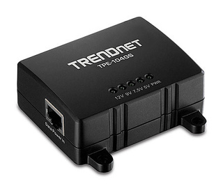 Trendnet TPE-104GS séparateur voix-données Noir Connexion Ethernet, supportant l'alimentation via ce port (PoE)