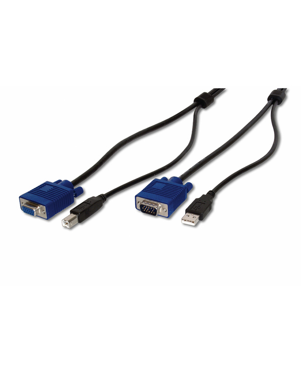 ASSMANN Electronic AK 82301 câble kvm Noir 1,8 m