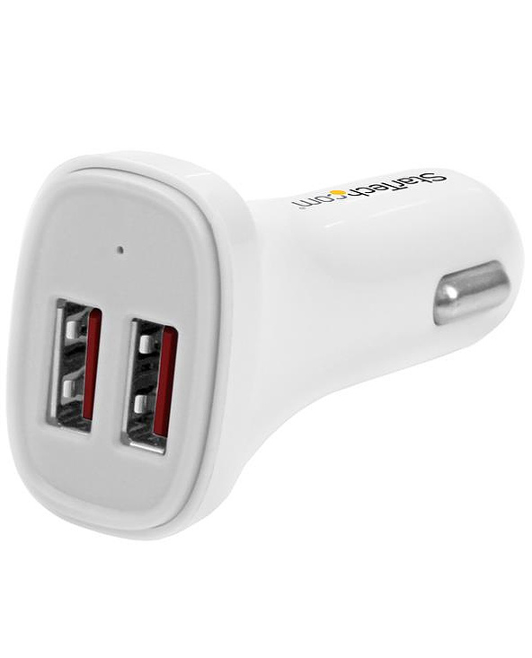 StarTech.com USB2PCARWHS chargeur d'appareils mobiles Universel Blanc Allume-cigare Auto