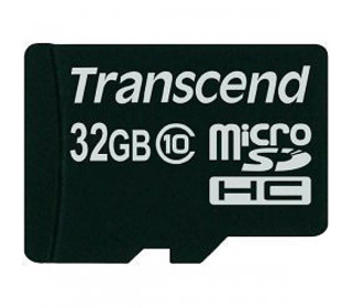 Transcend TS32GUSDC10 mémoire flash 32 Go MicroSDHC NAND Classe 10