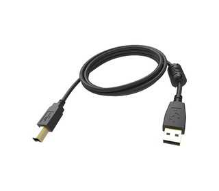 Vision TC 5MUSB/BL câble USB 5 m USB 2.0 USB A USB B Noir