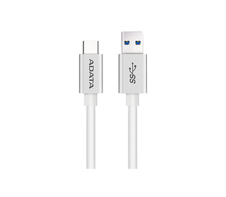 ADATA USB-C - USB 3.0, 1m câble USB USB 3.2 Gen 1 (3.1 Gen 1) USB C USB A Blanc