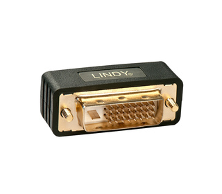 Lindy 41098 changeur de genre de câble DVI-I DVI-D Noir