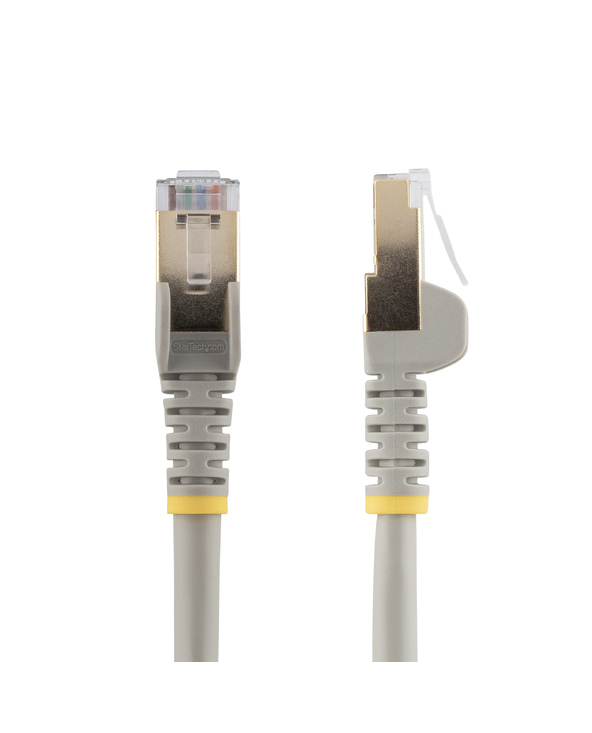 StarTech.com Câble réseau Cat6a STP blindé sans crochet de 3 m - Gris