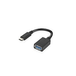 Lenovo 4X90Q59481 câble USB 0,14 m USB 3.2 Gen 1 (3.1 Gen 1) USB C USB A Noir