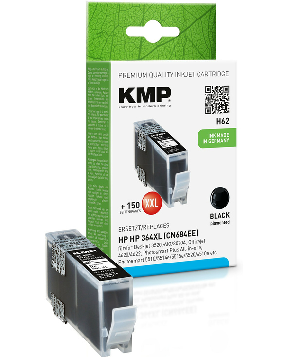 KMP H62 cartouche d'encre 1 pièce(s) Noir