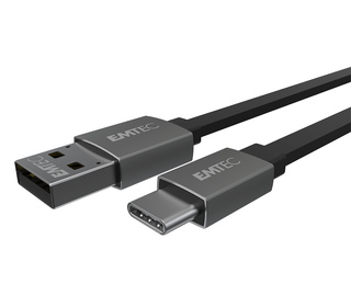 Emtec T700C câble USB 1,2 m USB A USB C Noir
