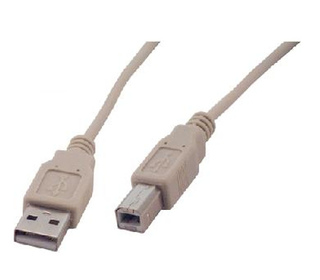 MCL MC922ABGE-2M câble USB USB 2.0 USB A USB B Beige