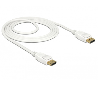 DeLOCK 85509 câble DisplayPort 1,5 m Blanc