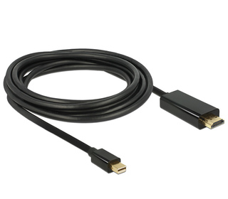 DeLOCK 83698 câble vidéo et adaptateur 1 m Mini DisplayPort HDMI Noir